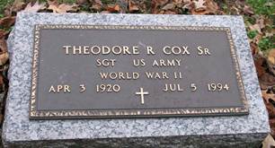 Sgt Theodore R Cox, Sr
