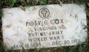 Pvt Posy C. Cox
