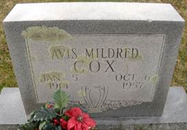 Avis Mildred <i>Cox</i> Goad
