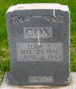 Zola Susan <i>Cox</i> Thompson