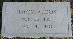 Mayon <i>Allen</i> Cox