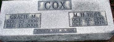 Monroe Hobart Hope Cox