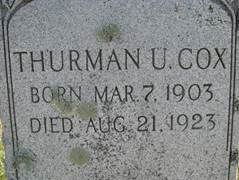 Thurman Ulysses Cox