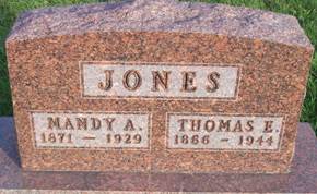 Amanda Alice Mandy <i>Cox</i> Jones