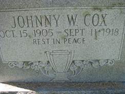 Johnny Cox