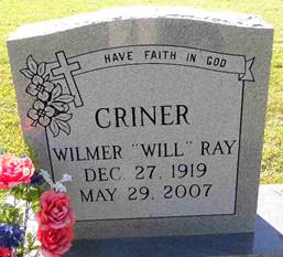 Wilmer Ray Will Criner