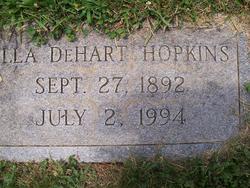  Ella <I>DeHart</I> Hopkins