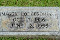  Maggie Emogene <I>Hodges</I> DeHart