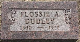 Flossie Anna <i>Alderman</i> Dudley