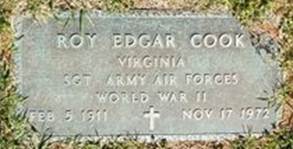  Roy Edgar Cook