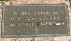  Bessie Ellen <I>Gibson</I> Dickerson