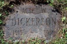  Acie W Dickerson