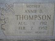 Annie D Thompson