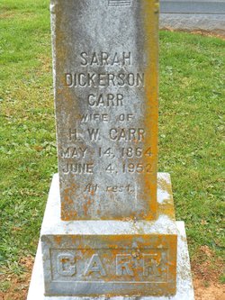 Sarah <i>Dickerson</i> Carr