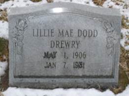  Lillie Mae <I>Crawford</I> Drewry