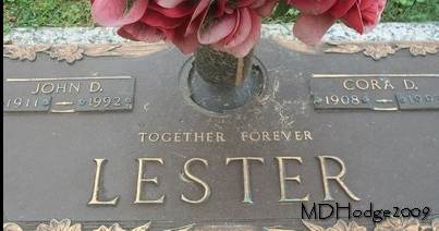 Cora Lee <i>Duncan</i> Lester