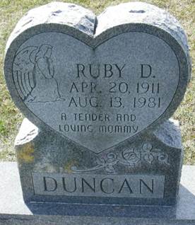 Ruby <i>Duncan</i> Duncan