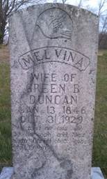 Melvina <i>Cox</i> Duncan