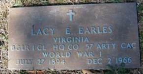 Lacy Ellis Earles, Sr