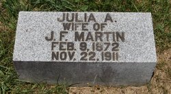 Julia A <I>Epperley</I> Martin 