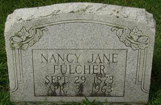 Nancy Jane <i>Thomas</i> Fulcher