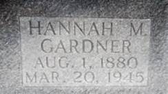 Sarah Hannah Margaret <i>Dalton</i> Gardner