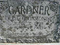 Ollie D. <i>Caldwell</i> Gardner