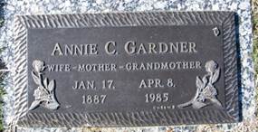Annie C <i>Agee</i> Gardner