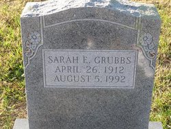  Sarah Elizabeth <I>Goad</I> Grubbs