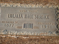 Eulalia <i>Hall</i> Surface