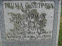 Truma Graham <i>Sutphin</i> Harman