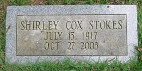 Shirley <i>Cox</i> Stokes