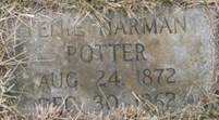 Lavernia Vernie <i>Harman</i> Potter