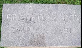 Beauford Blueford Cox