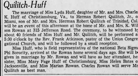 Marriage of Huff / Huff - 