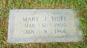 Mary <i>James</i> Huff