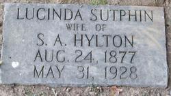  Lucinda <I>Sutphin</I> Hylton