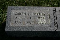 Sarah Elizabeth <i>Weddle</i> Hylton