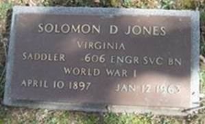  Solomon D Jones