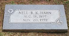 Nellie B <i>King</i> Hahn