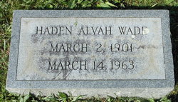 Haden Alvah Wade