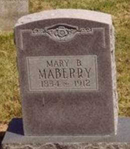 Mary Wade <i>Barringer</i> Maberry