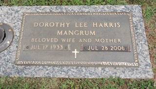 Dorothy Lee <i>Harris</i> Mangrum