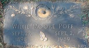 Willie Mary <i>Moore</i> Poff