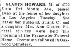  Gladys Howard