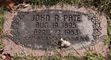  JOHN R. PATE
