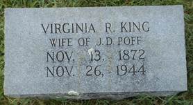 Virginia Roberta <i>King</i> Poff