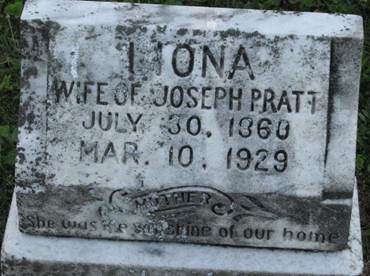 Gravestone of Liona Pratt