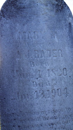  Mary M Rader