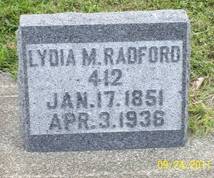 Lydia M Radford